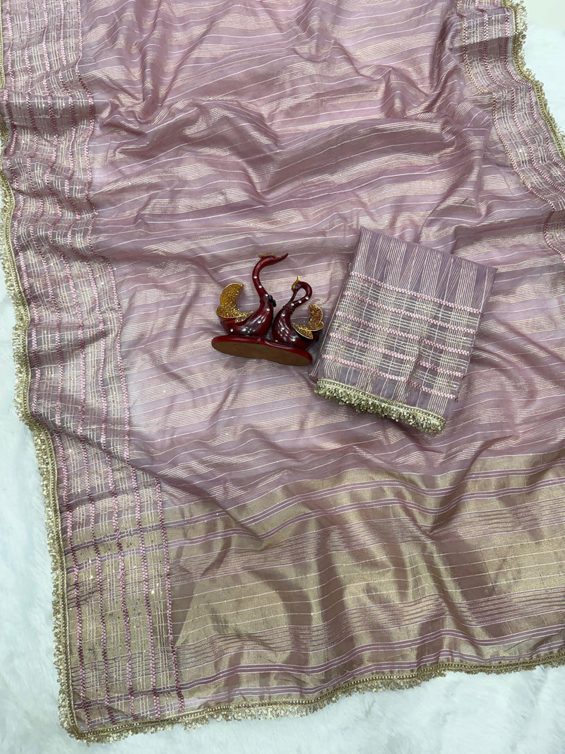 Zareen Sequin Saree