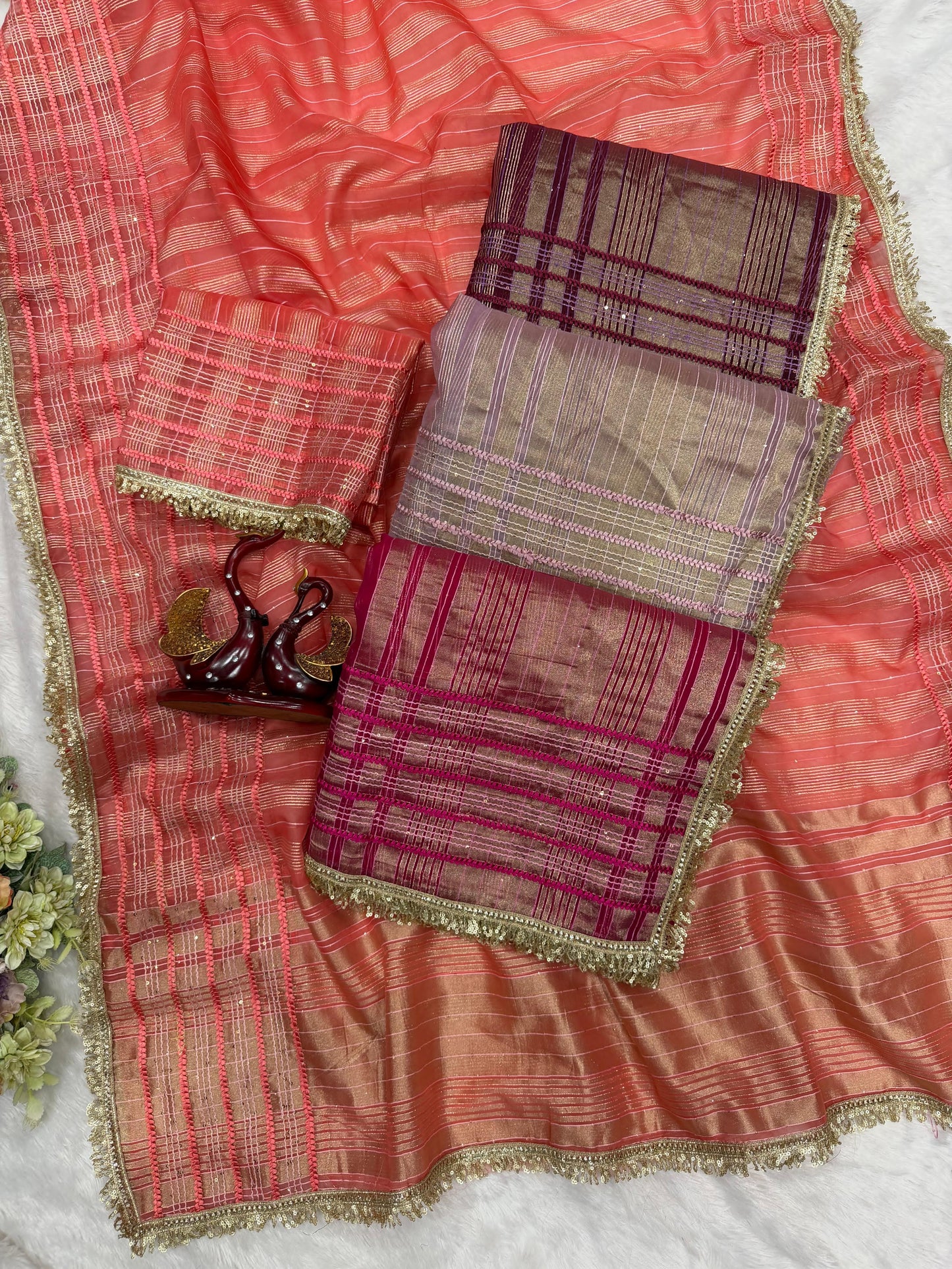 Zareen Sequin Saree