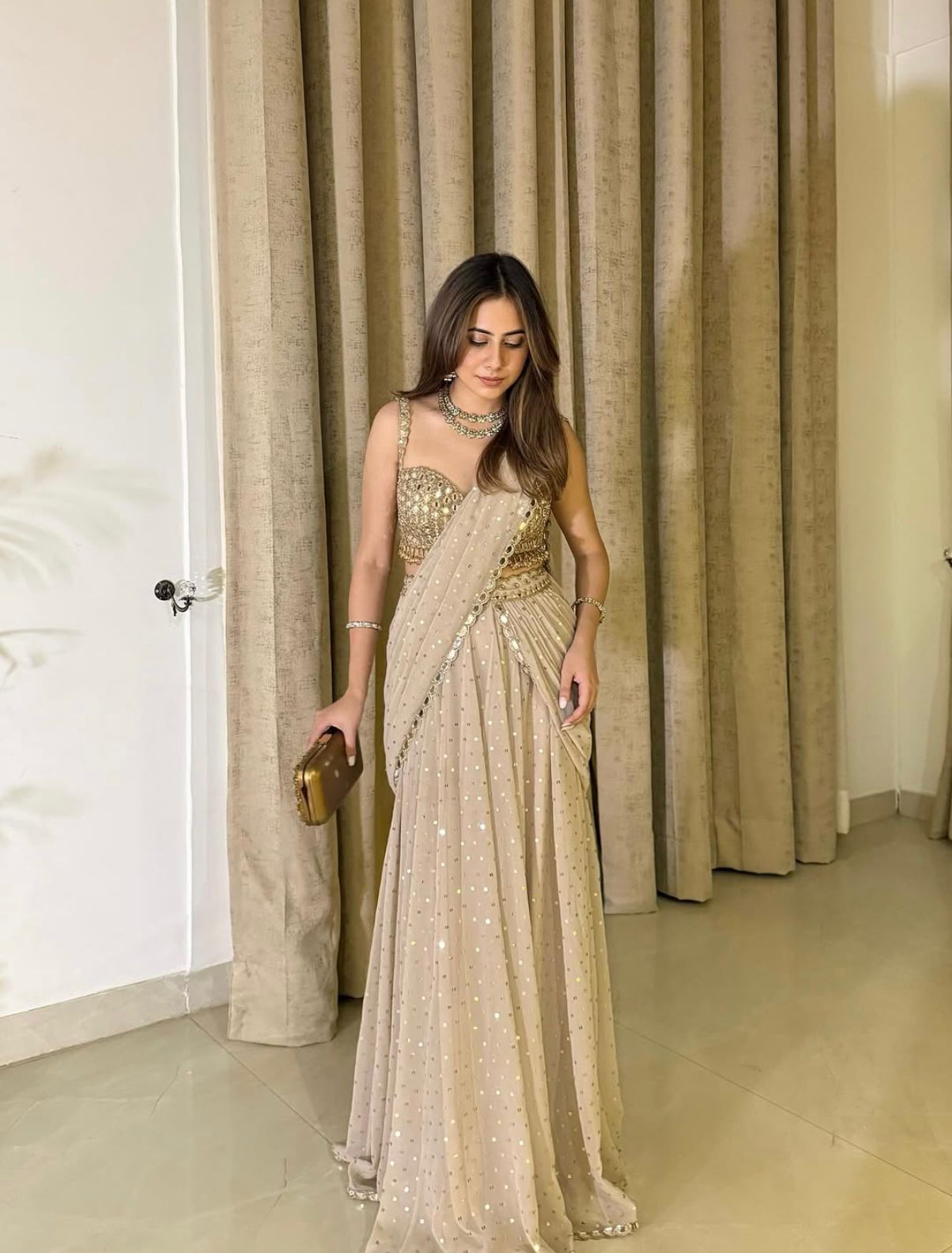 Saesha Spark Ready To Wear Lehenga Saree