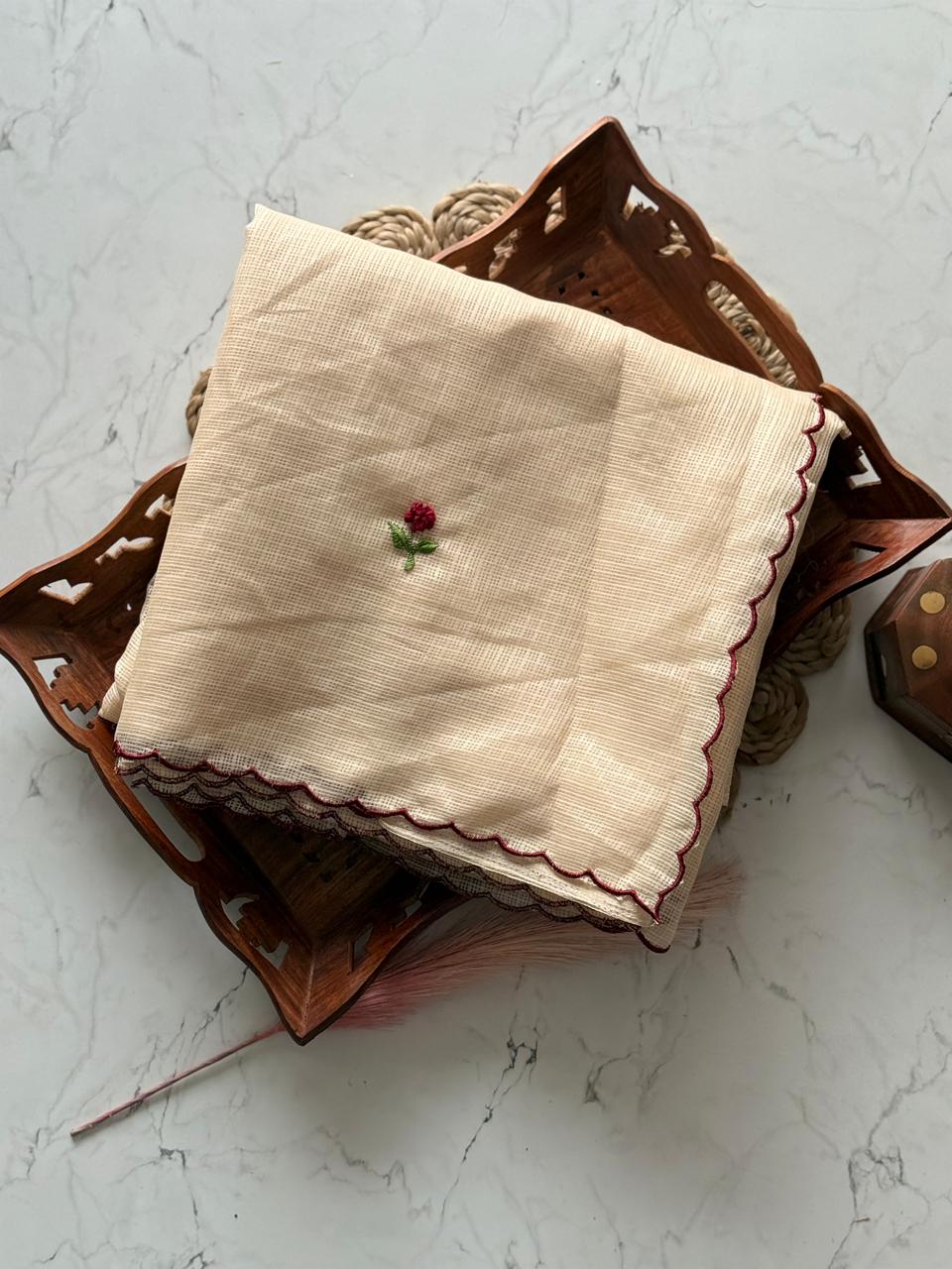 Vintage Rose Saree