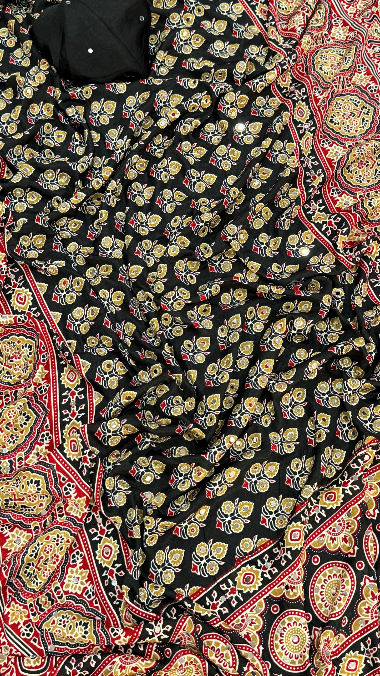 Meher Ajrakh Saree